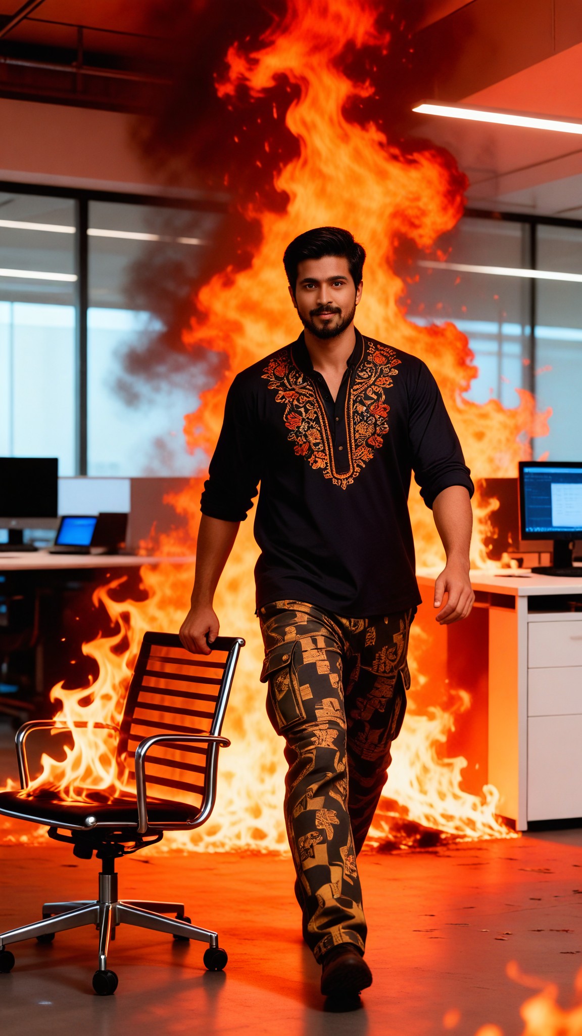 Flame Office Photo Shoot image