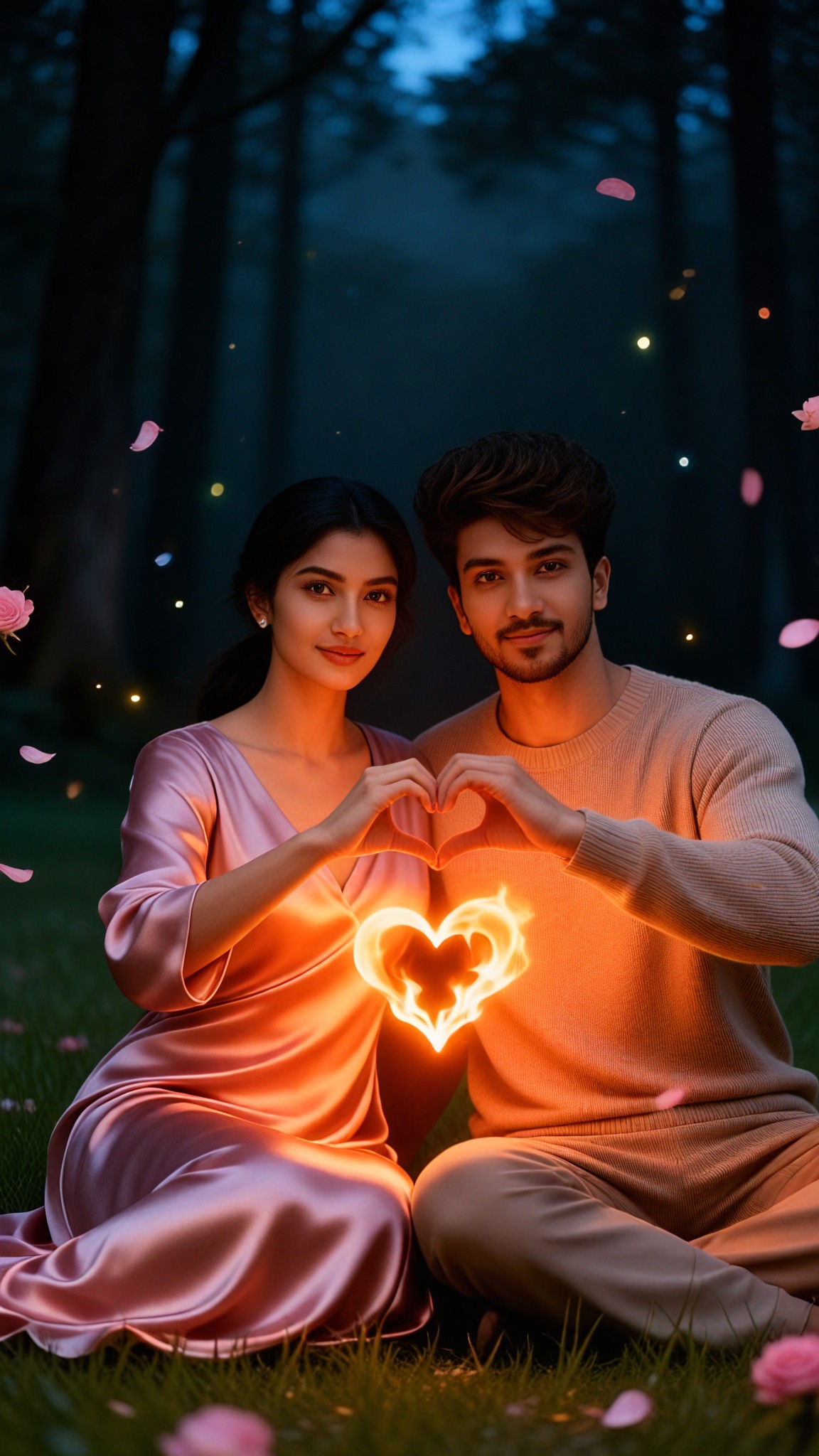 Photography of Pink Heart Elements image