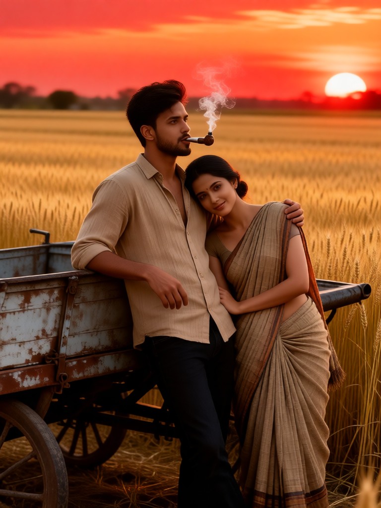 Wheat Field Couple-05 image