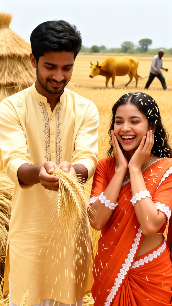Wheat Field Couple-07 image