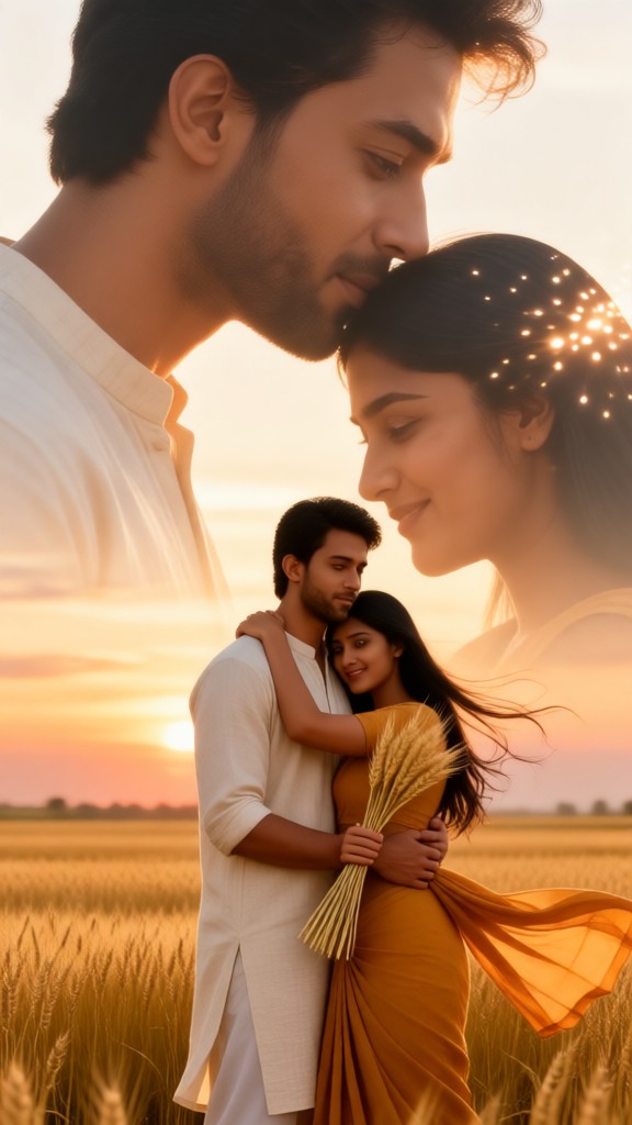 Wheat Field Couple-09 image