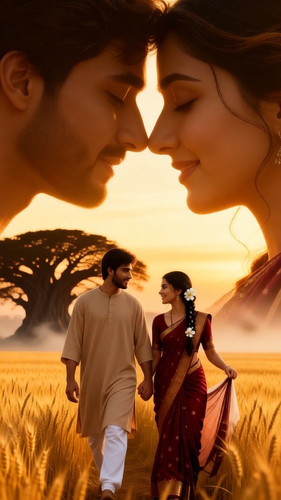 Wheat Field Couple-08 image