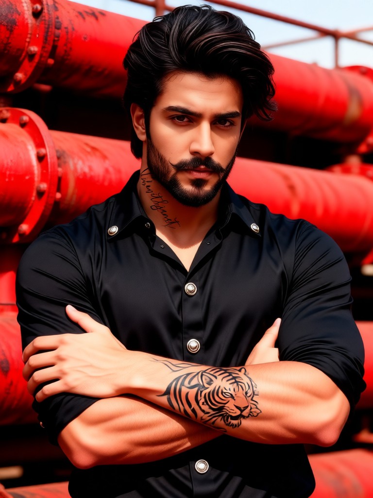 Blood-soaked hard man：05 image