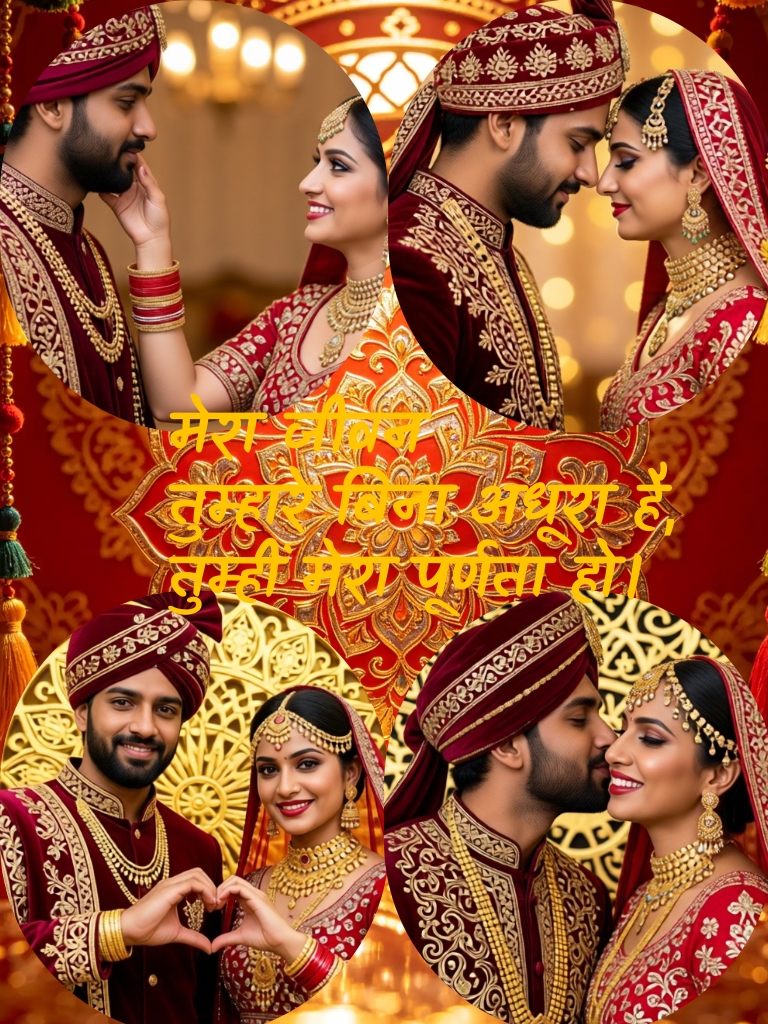 Couple four-Frame Photo Booth Stickers-24 image