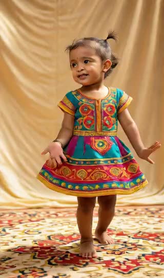 🤣 Cute baby leisurely dancing image