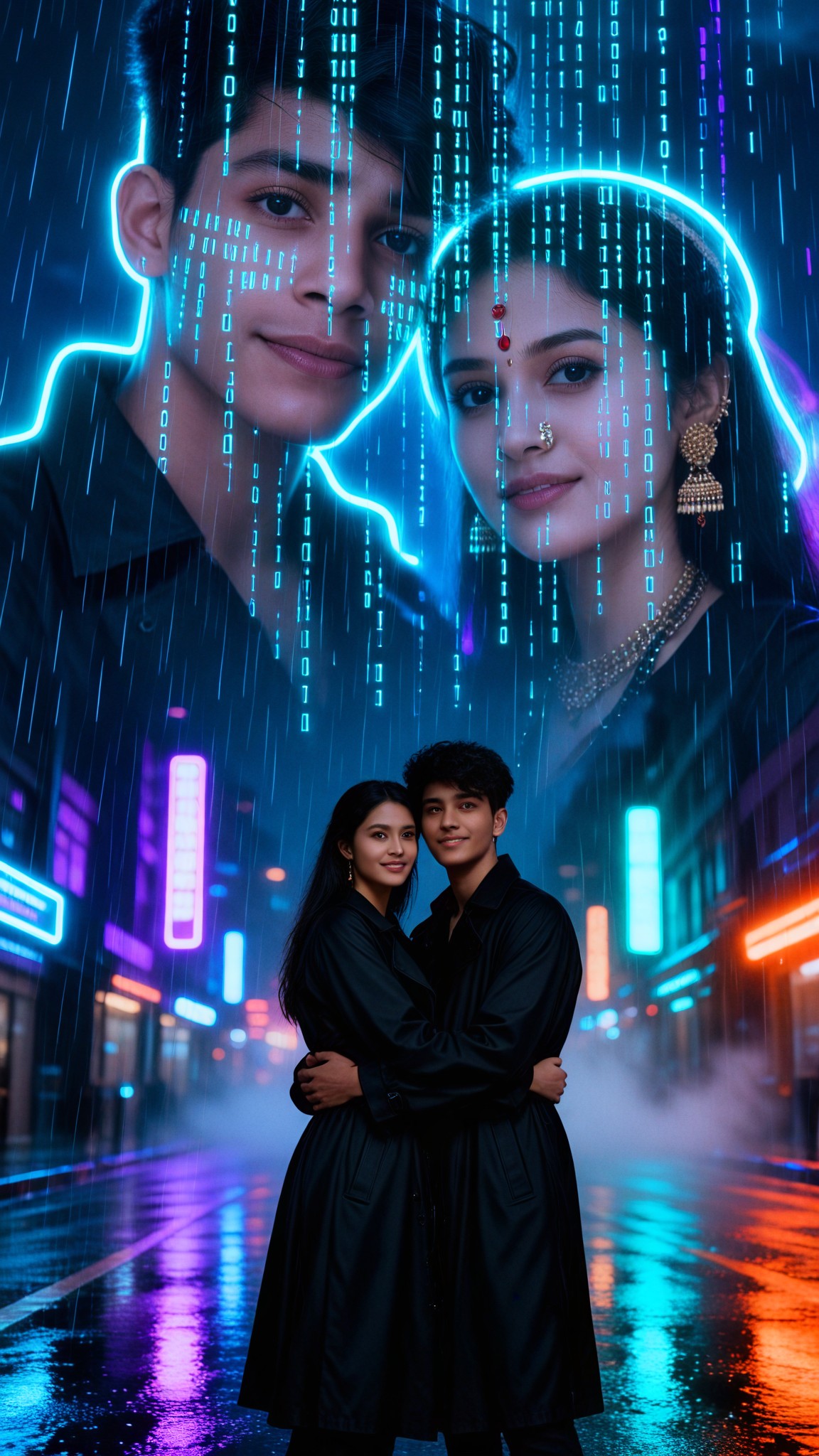 Hacker Empire style couple photo shoot image