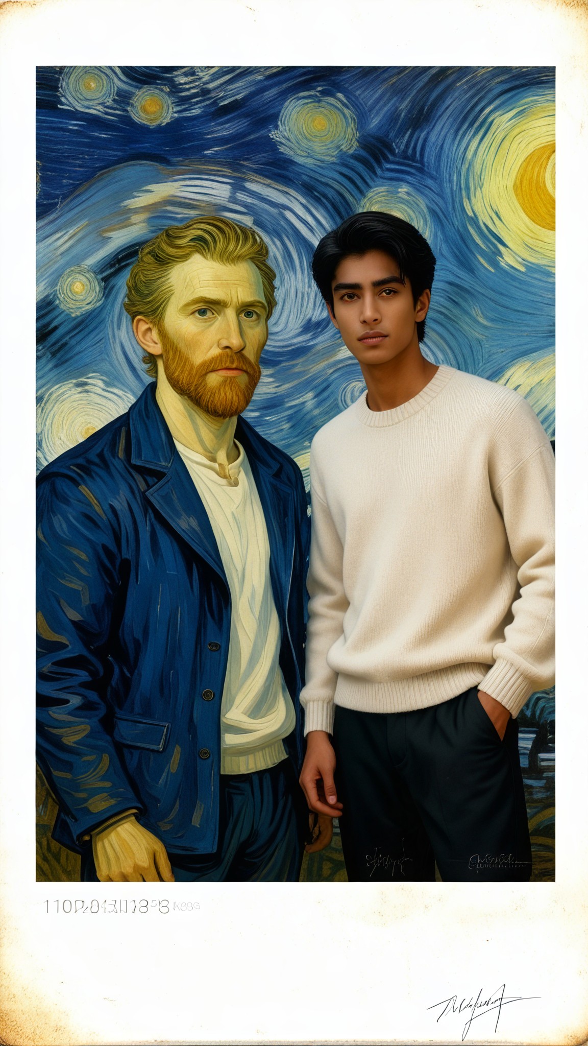 Group photo in Fangao's painting Starry Sky image