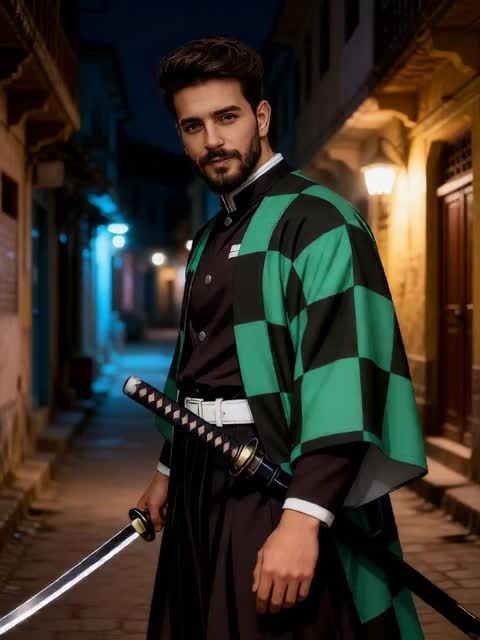 Tanjiro Kamado vs. Kokushibo in Demon Slayer image