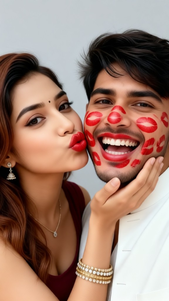 Lipstick Love Selfie image