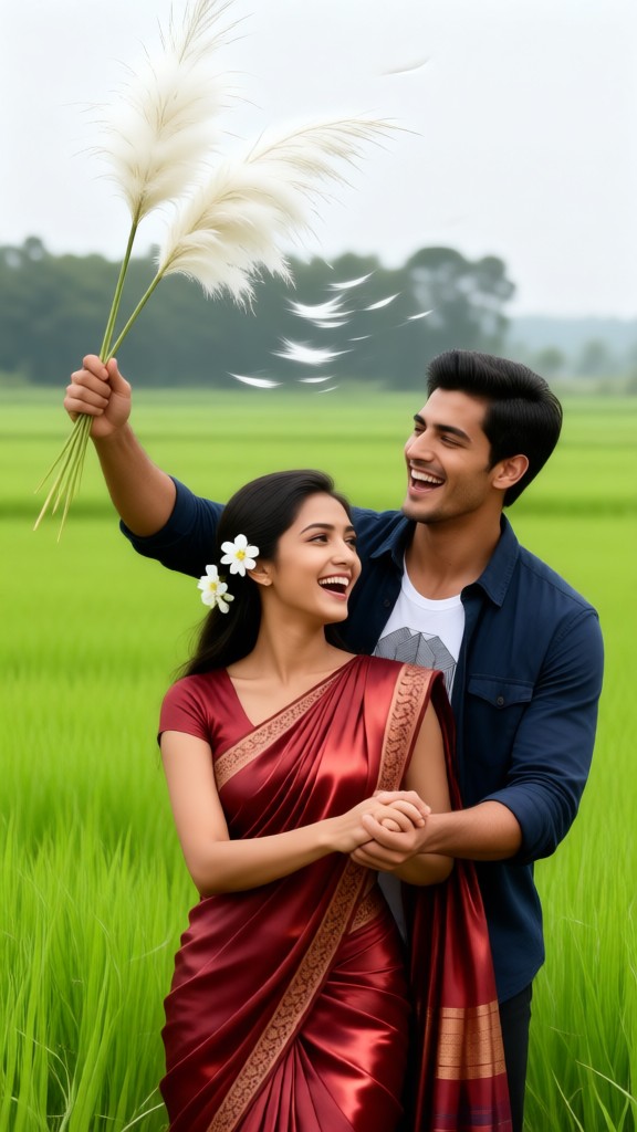 Playing in the fields image