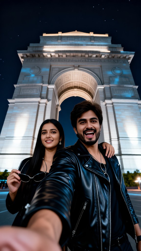 India Gate Couple image