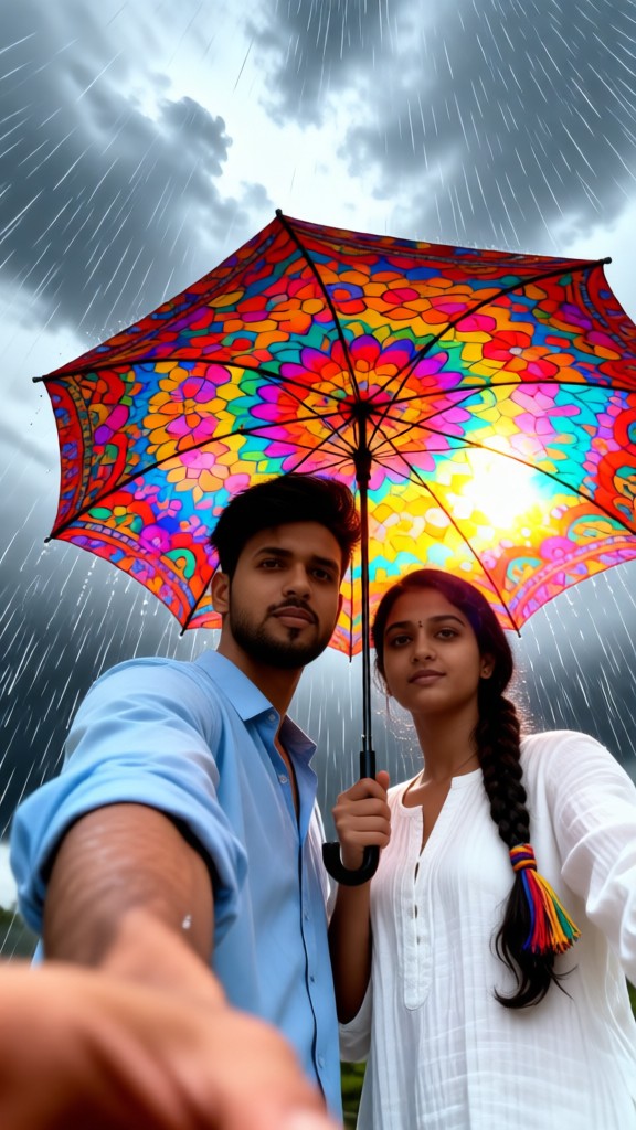 The couple in the rain-02 image
