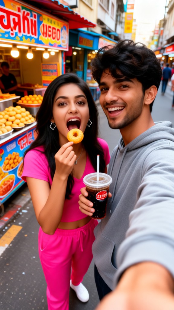 Eat snacks with my lover image