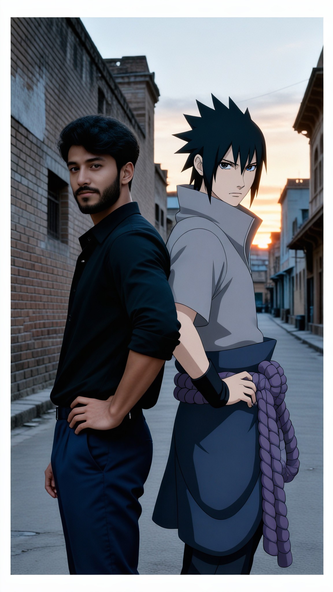 Polaroid photo with Naruto Zuozhu image