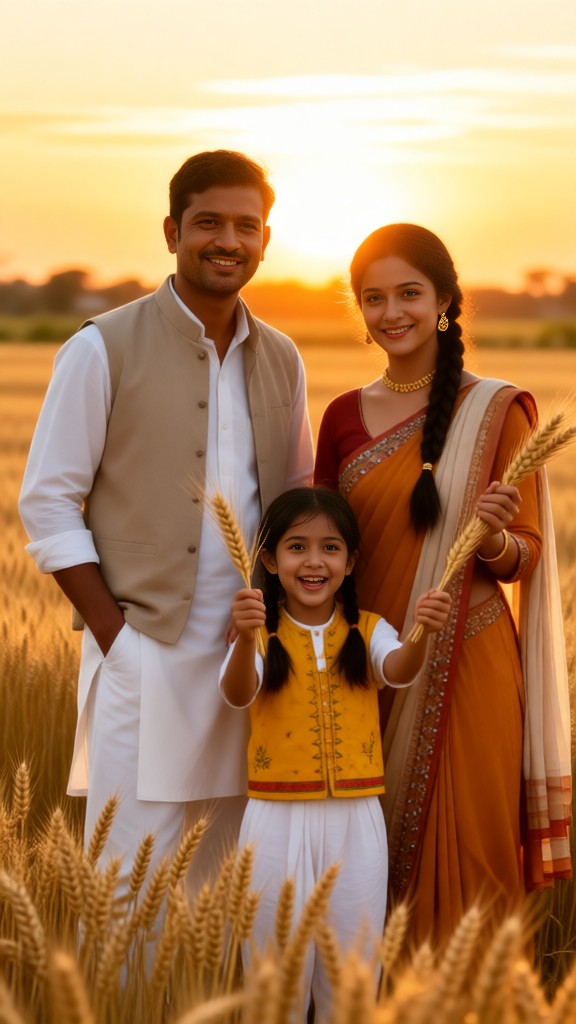 A happy family image