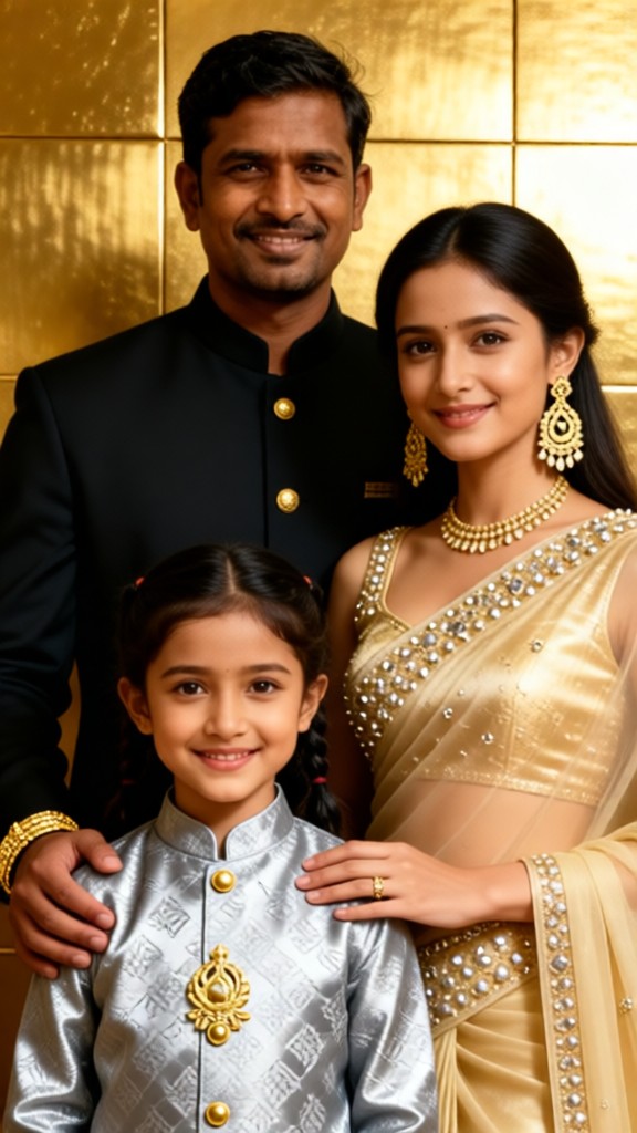 A happy family image