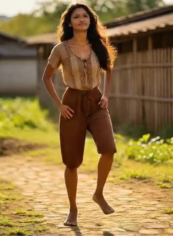 Beautiful woman tap dancing image