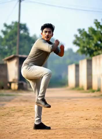Handsome guy whistle dance image
