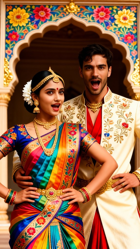 90s Bollywood musical film image