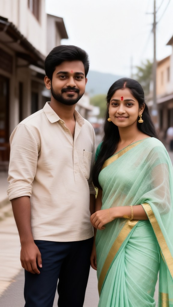 A couple travels through to the green corridor image