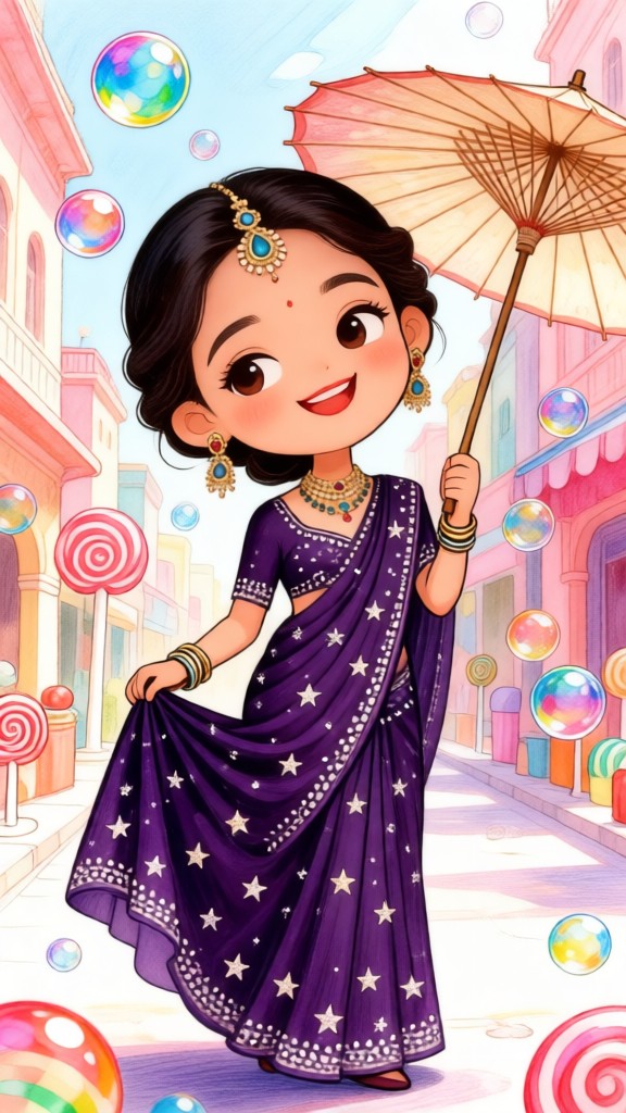 Cartoon girl-02 image