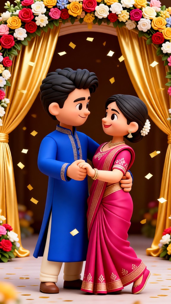Cartoon Couple image