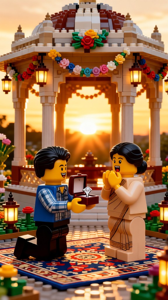 Couple turned into LEGO-05 image
