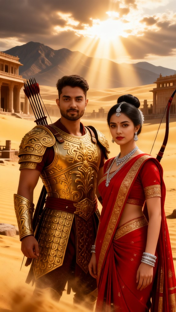  Baahubali-Couple Archery image