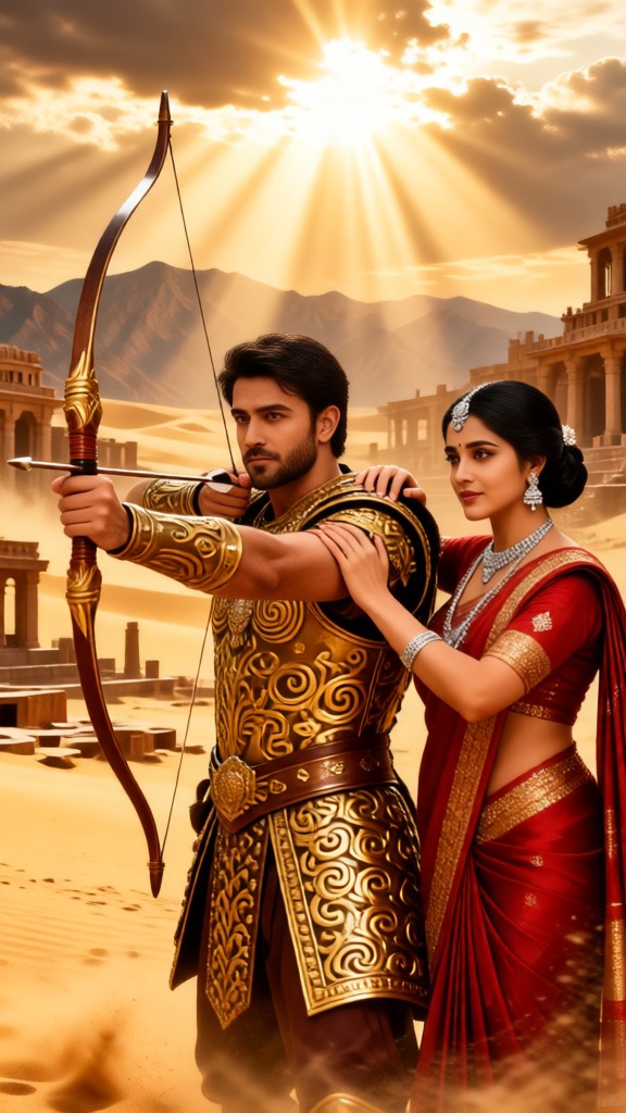 Baahubali-Couple Archery-p image
