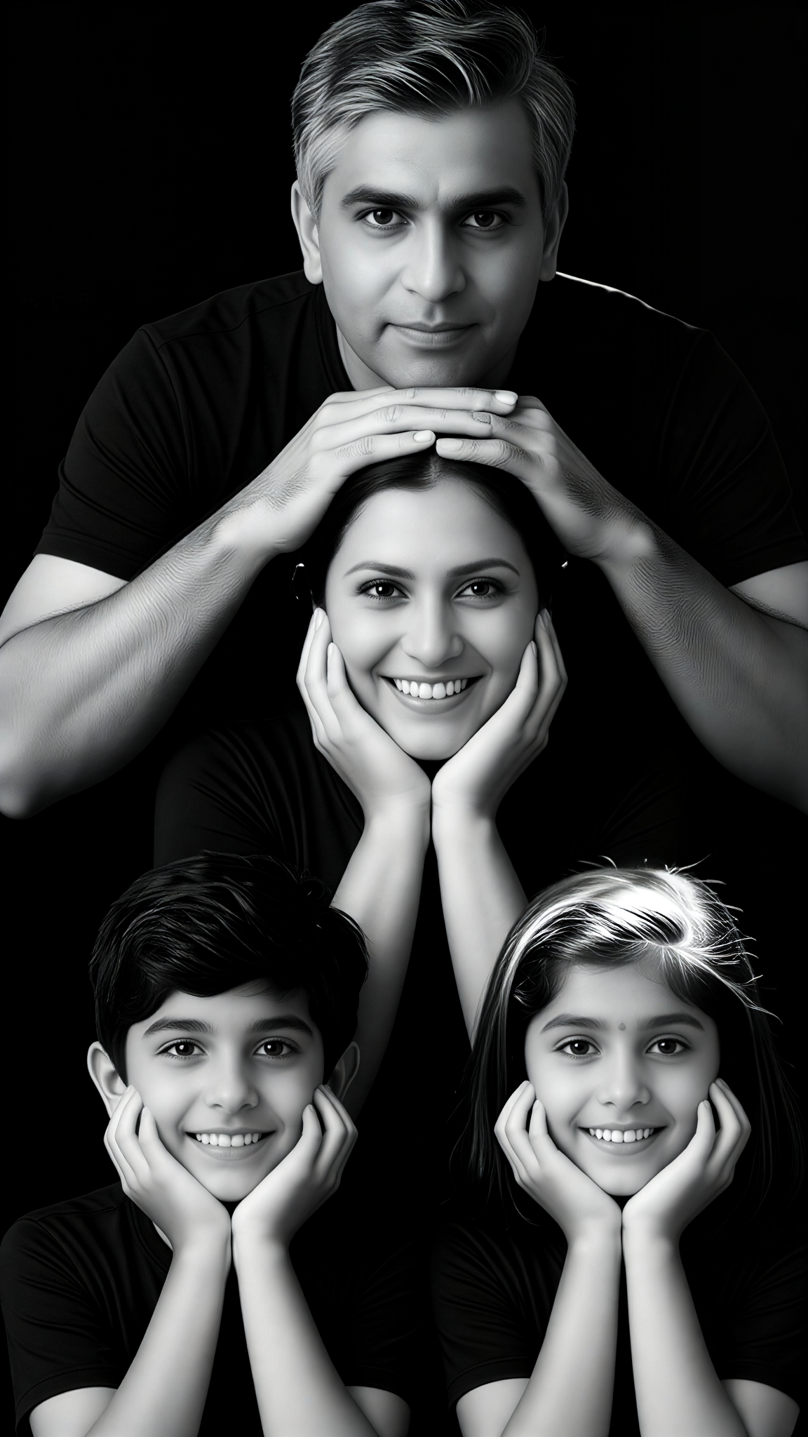 Eine glückliche Familie image