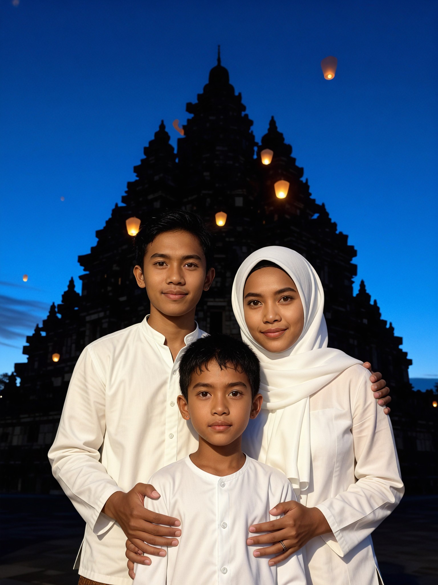 TwilightPagoda_FamilySilhouette_1 image