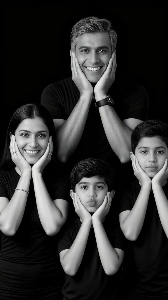 Uma família feliz image
