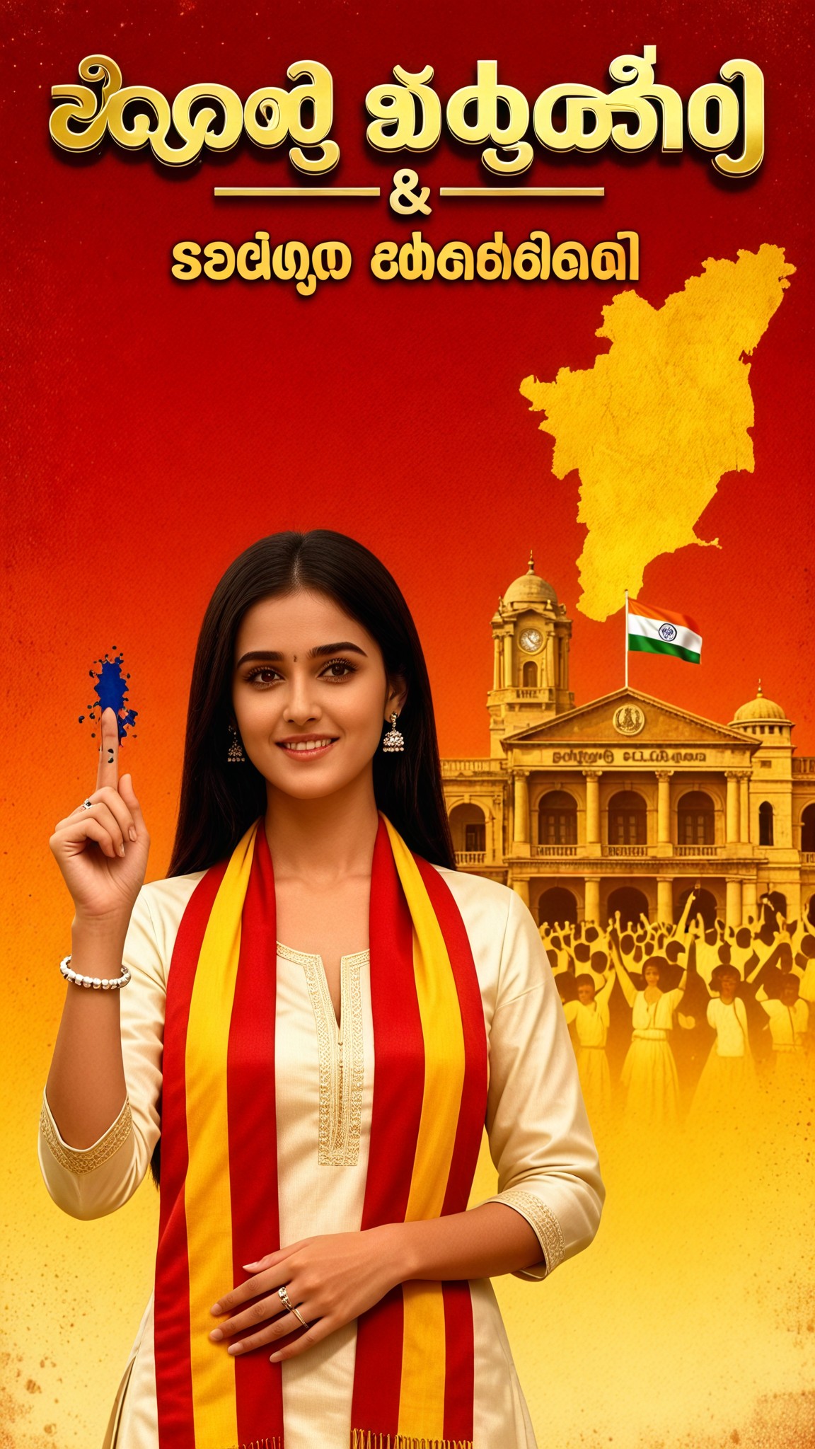 Election Support Cheering Poster image