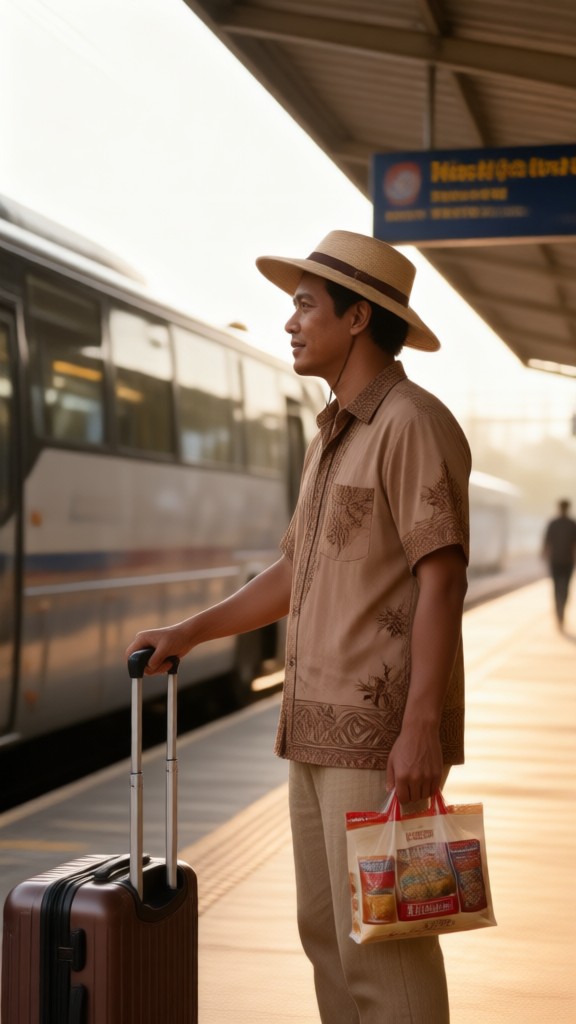 Mudik Bus Station Turn image