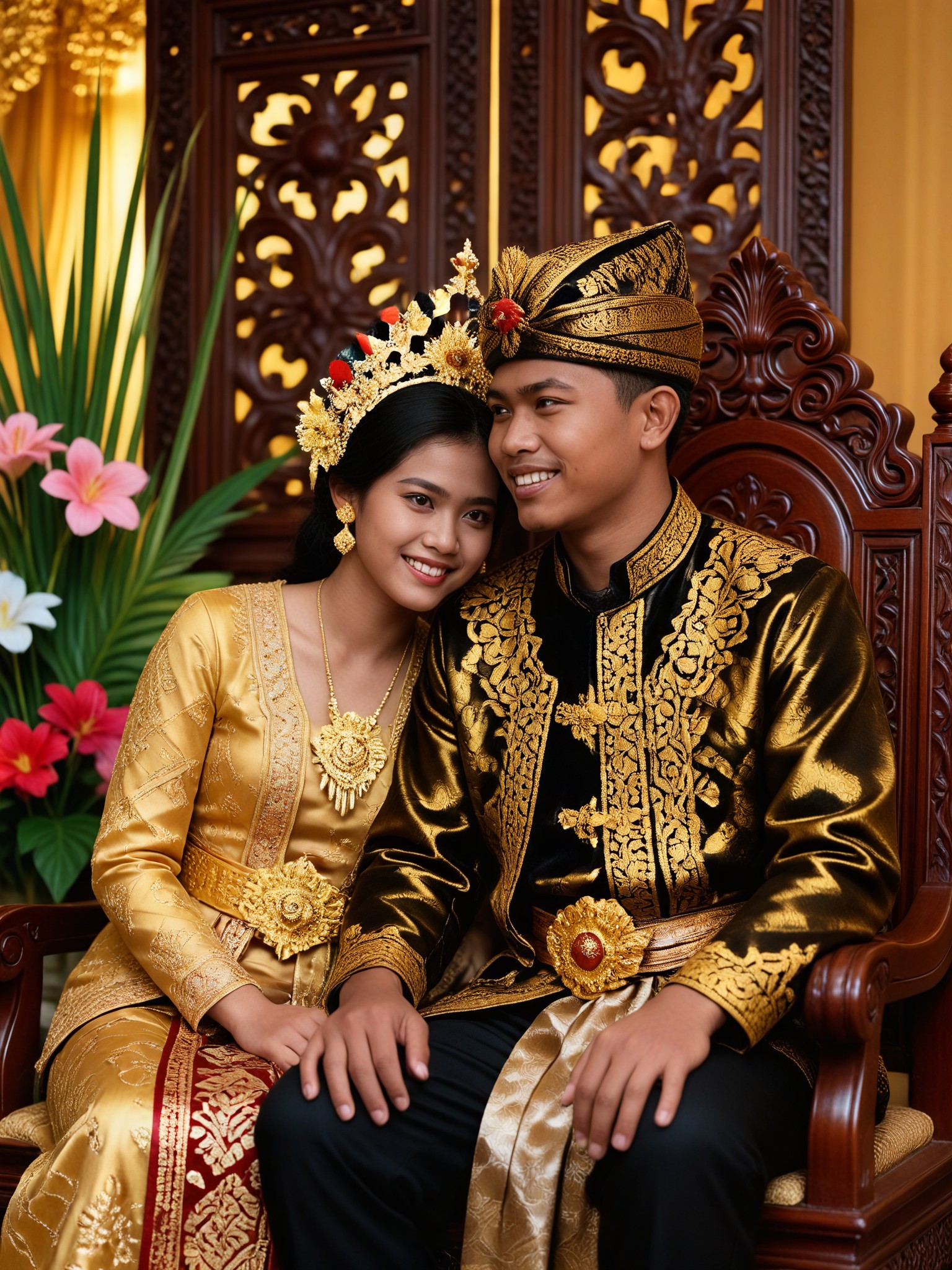 Bali Royal Couple Seat image