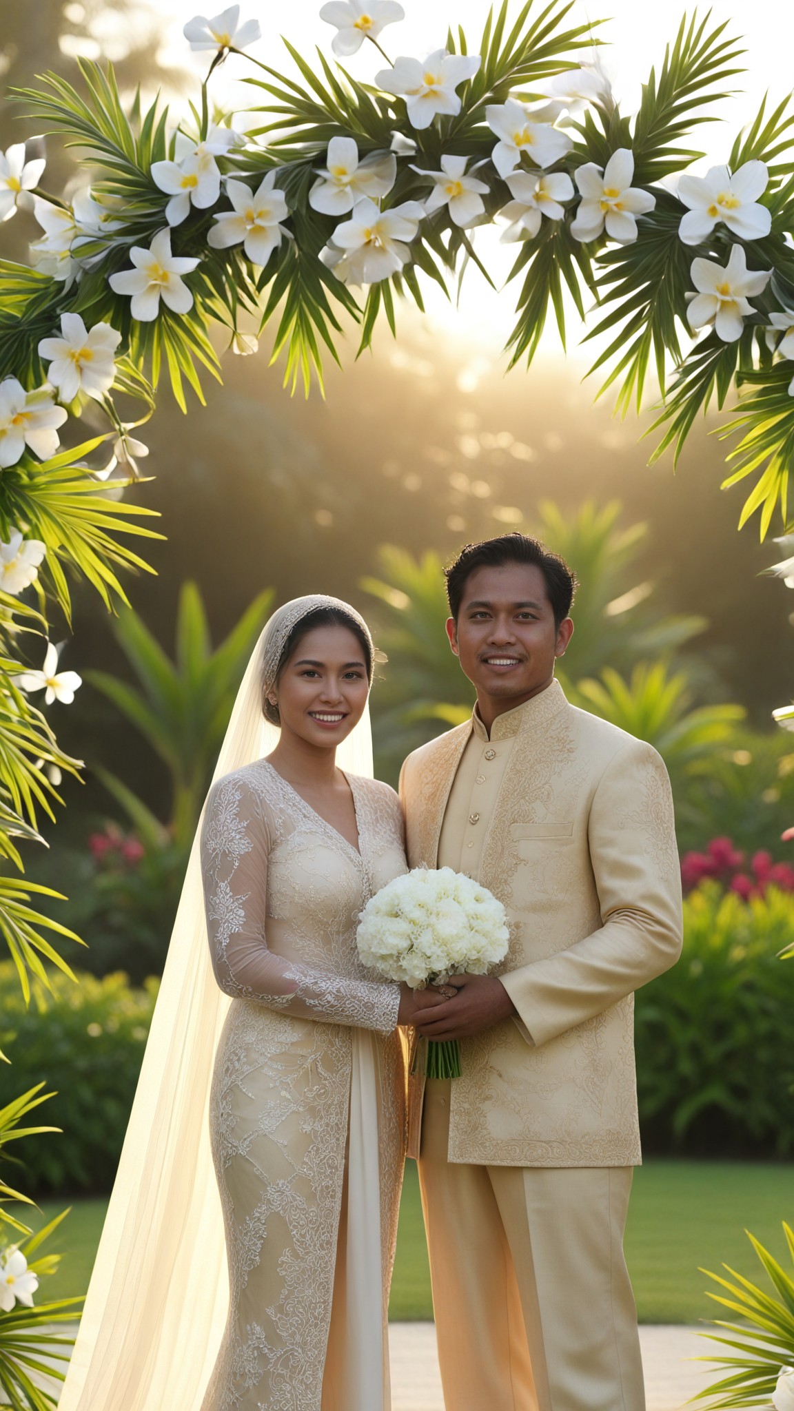 Tropical Garden Wedding image