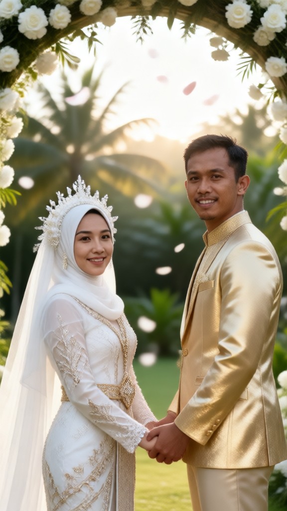 Garden Petal Wedding image