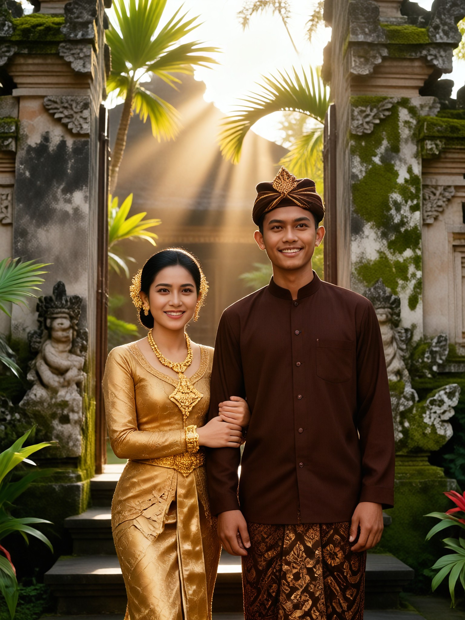 Vintage Temple Wedding image