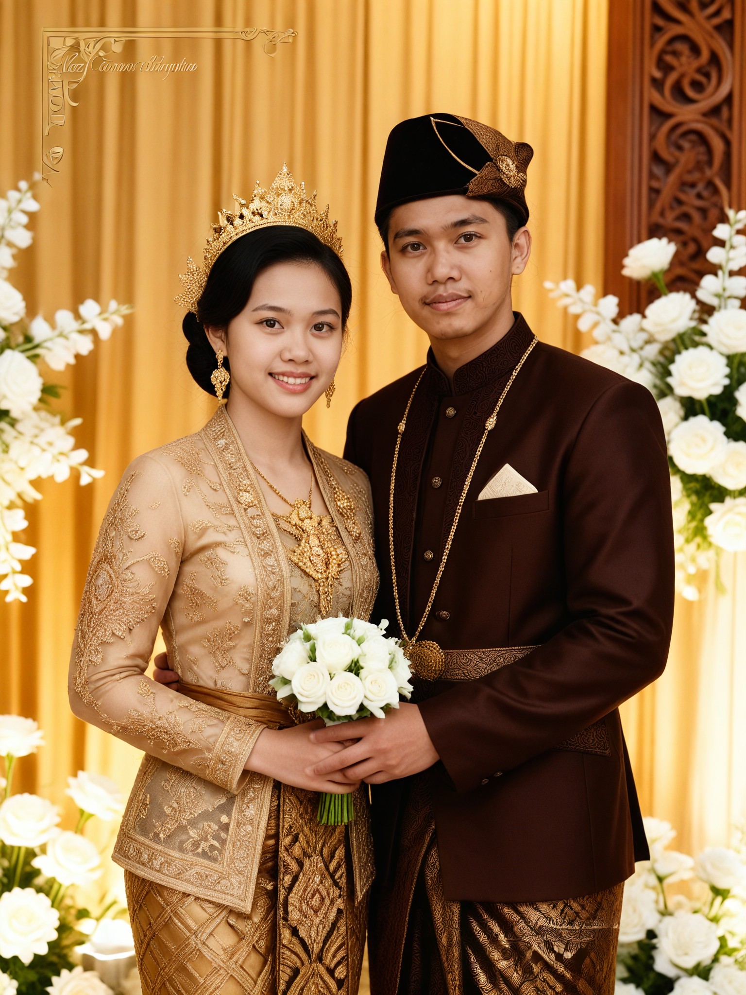 Crown Invitation Couple image