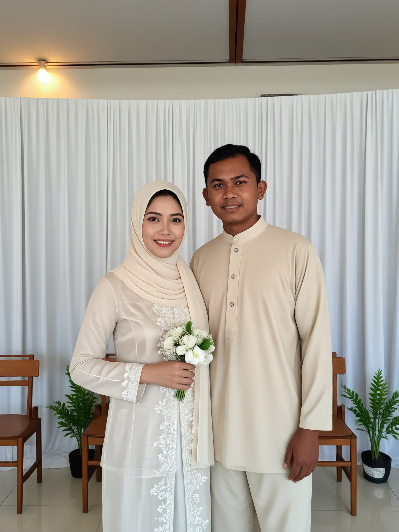 Einfache muslimische Hochzeit image