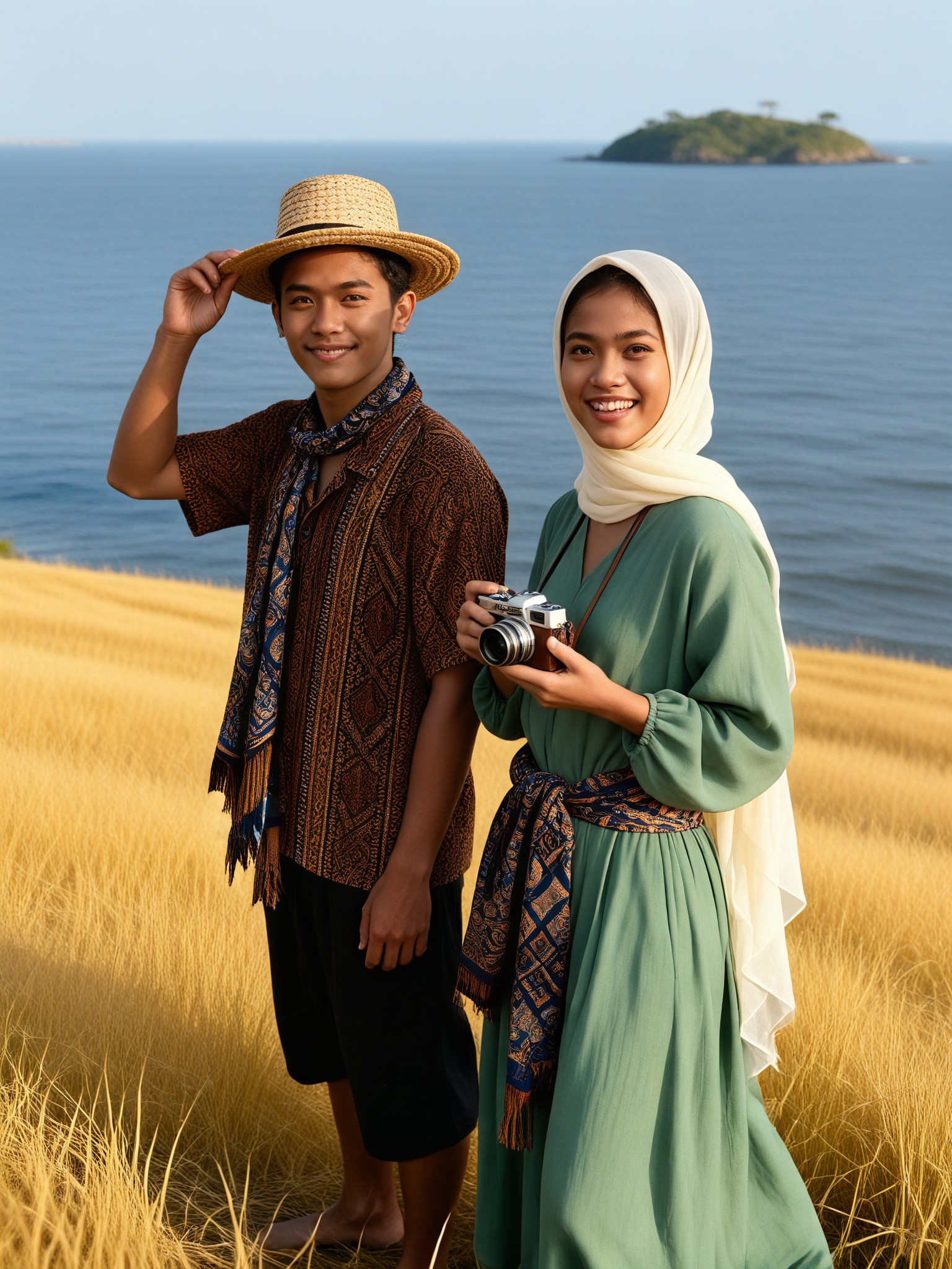 Komodo Woven Hat Couple image