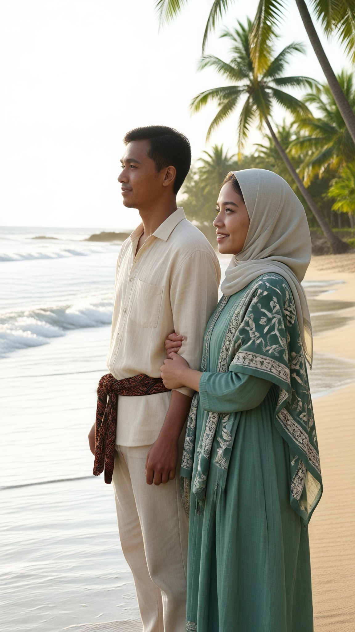 Beach Couple Sea View image