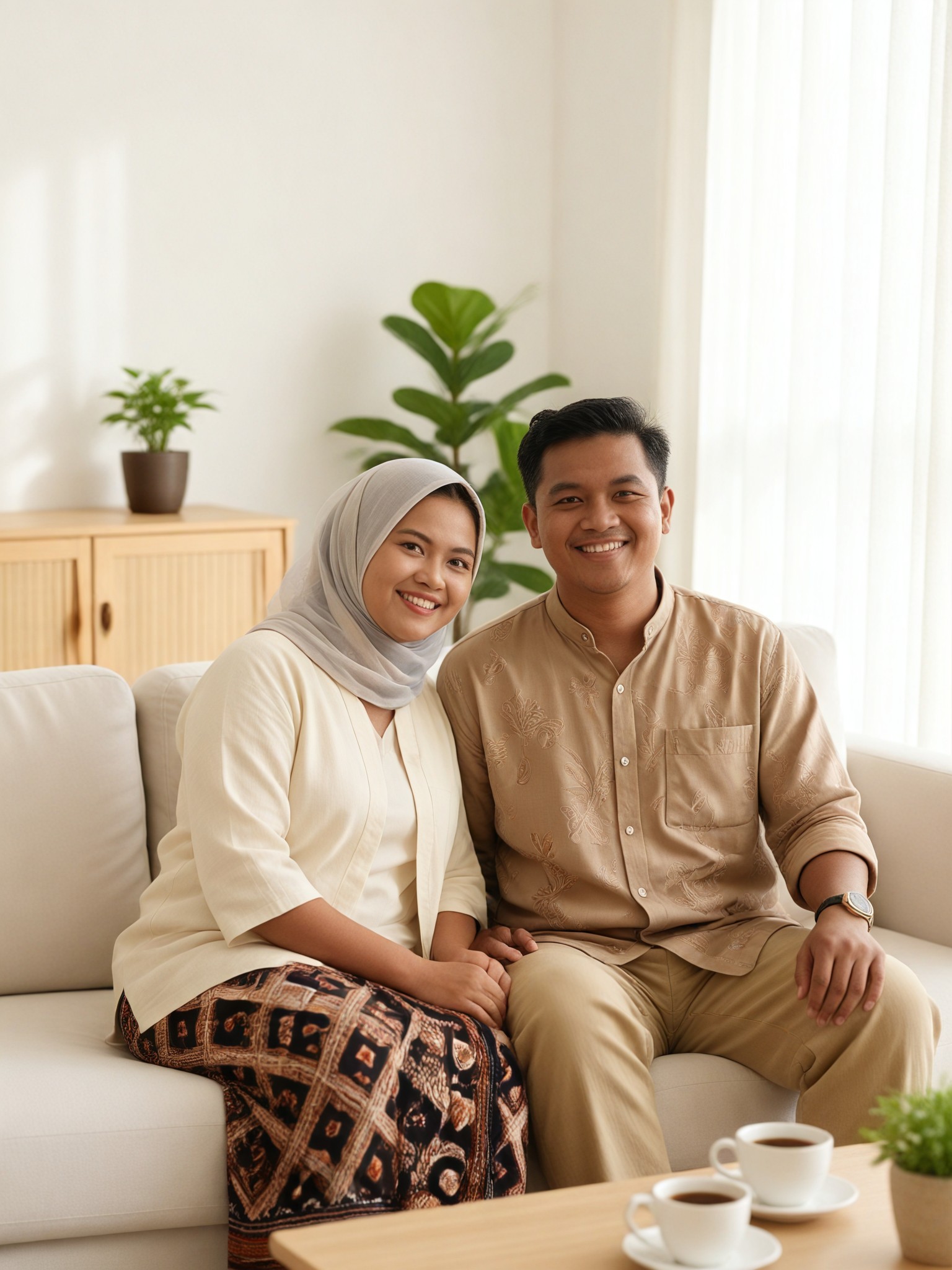 Cozy Sofa Couple image