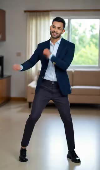 Dynamic beat-syncing dance image