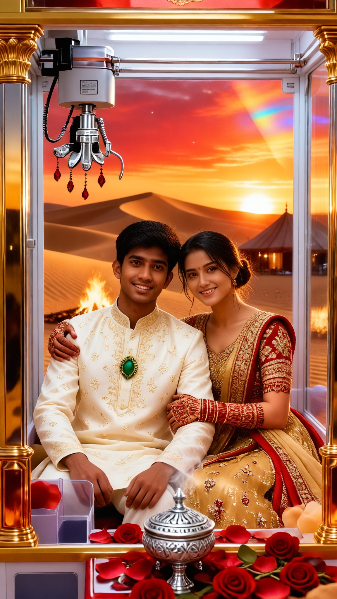 Wedding in the Sunset Desert image