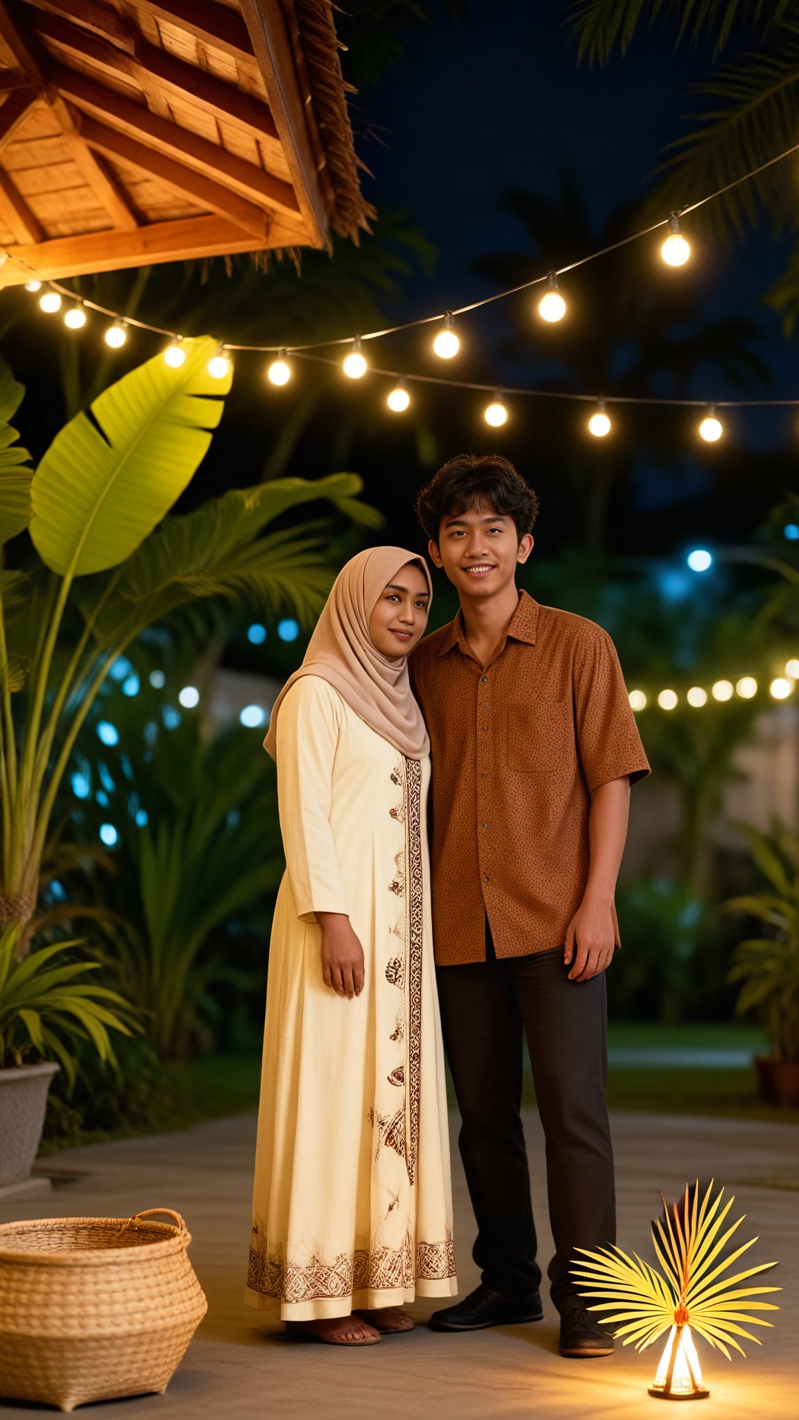 Eid Nacht Paar Lichter image