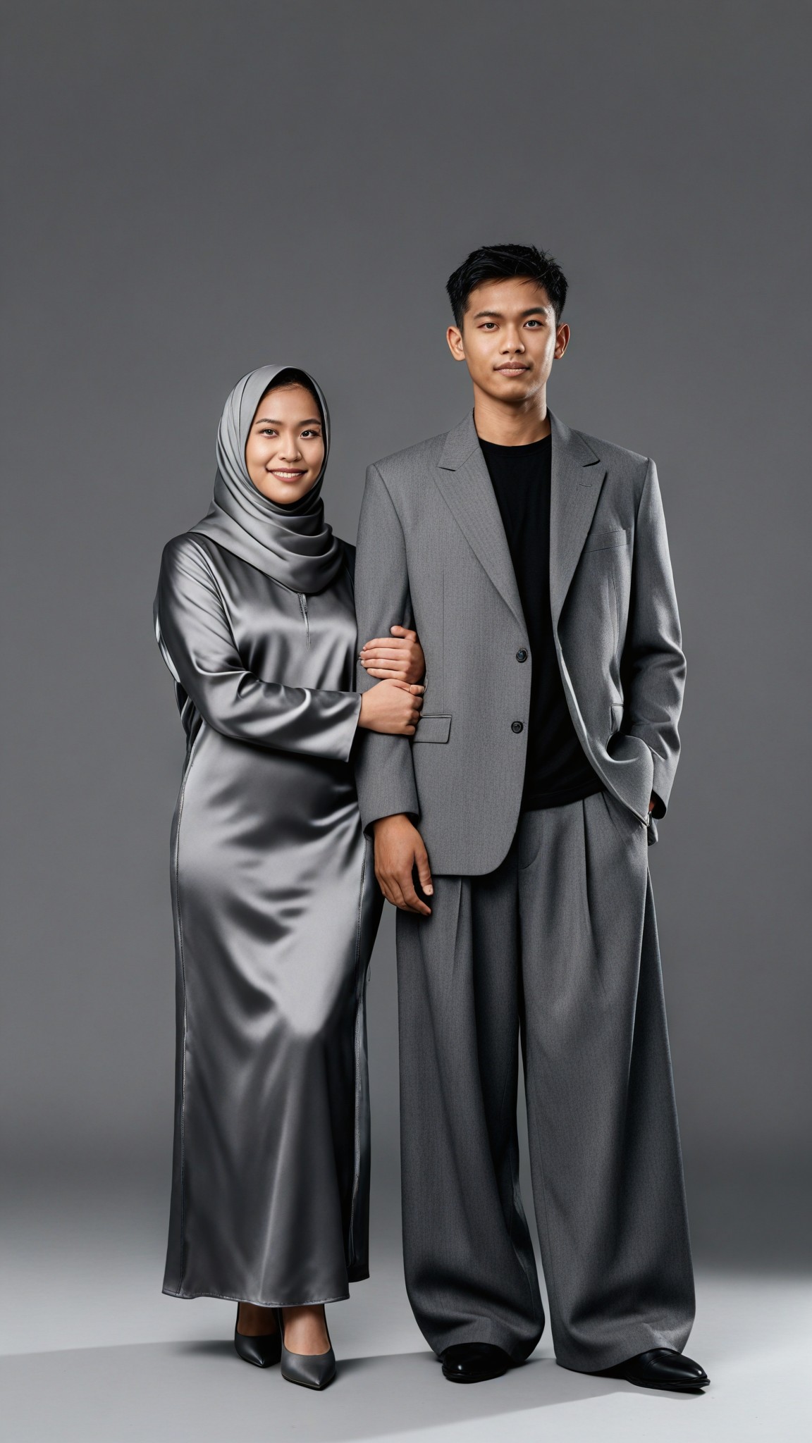 Grey Fashion Couple image