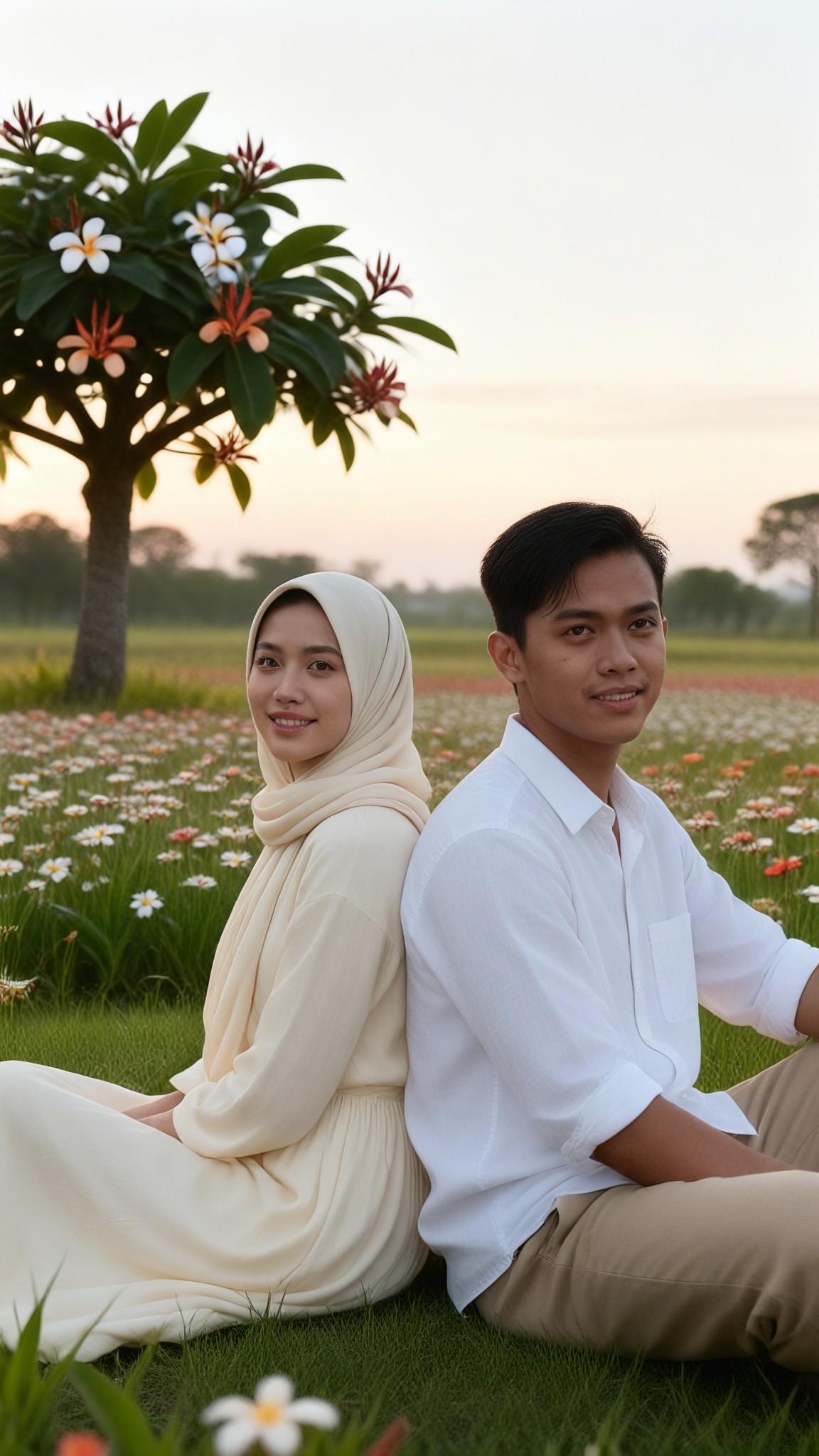 Back To Back Flower Field image