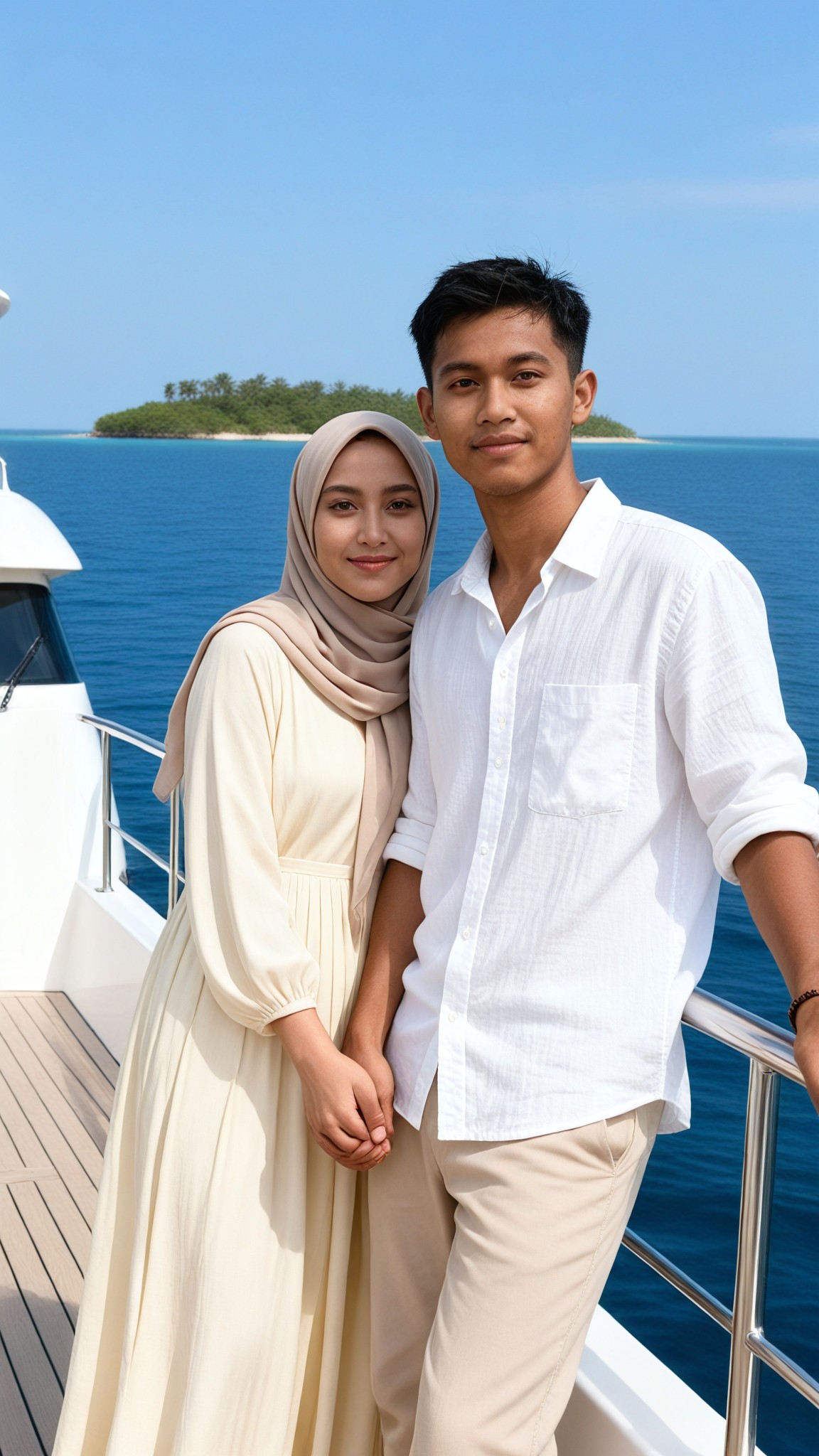 Island Yacht Couple image