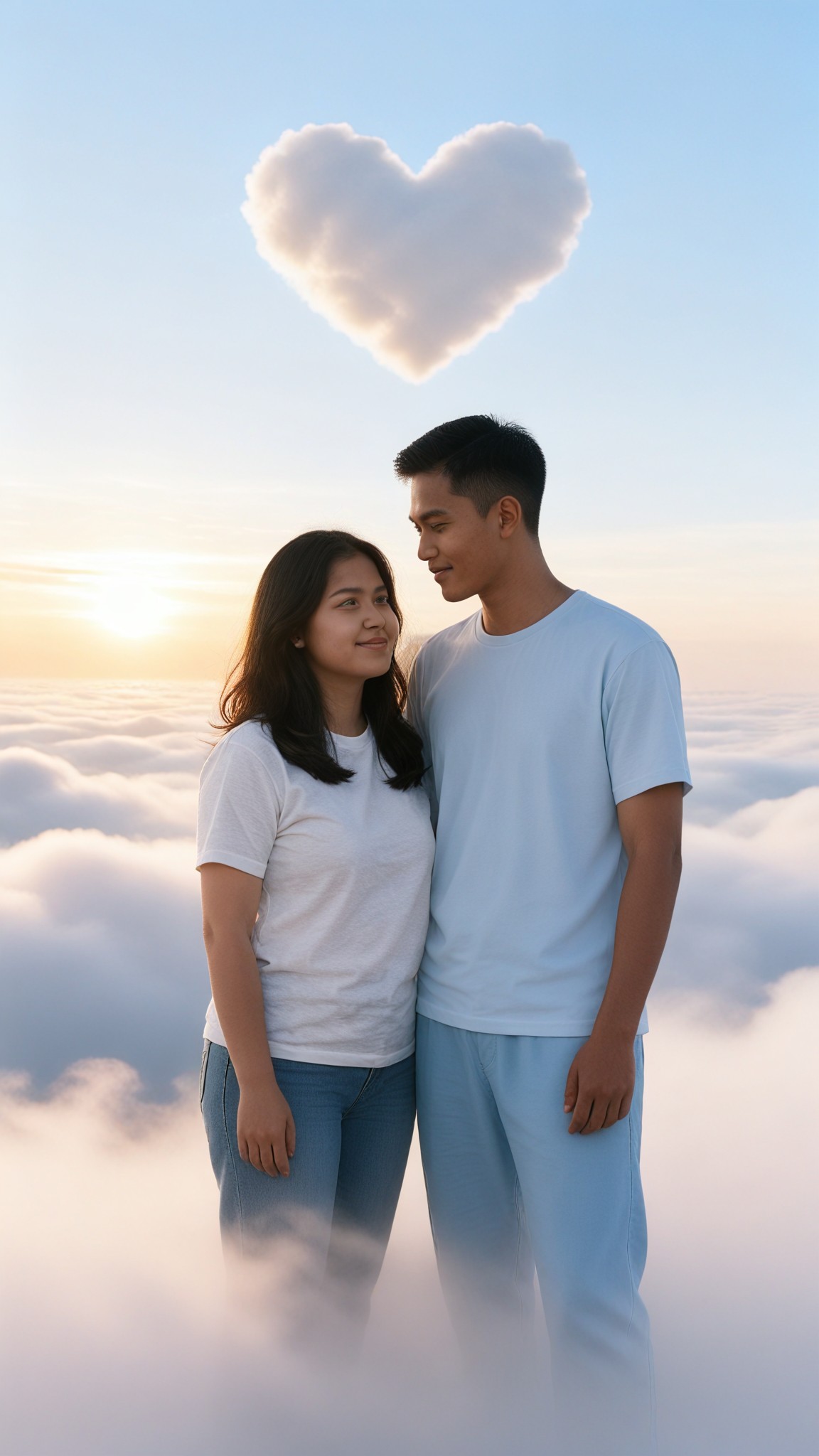 Heart Cloud Wallpaper image